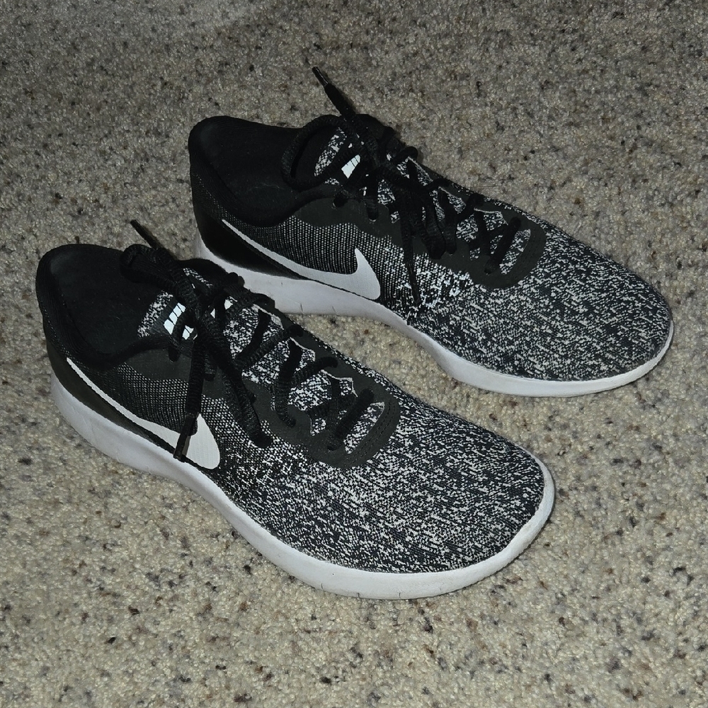 Nike Black and White Knit Sneakers